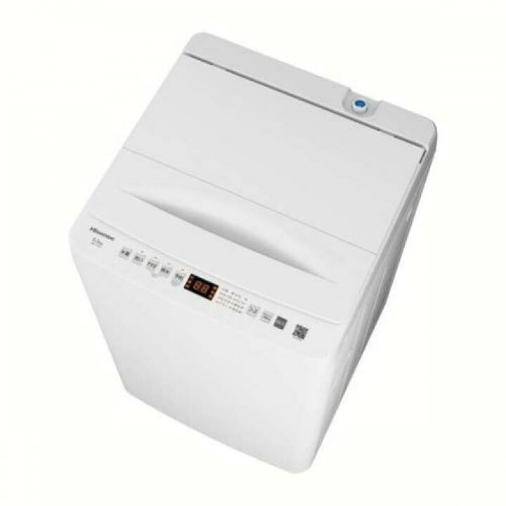 楽天市場】ハイセンス Hisense 全自動洗濯機 5.5kg ホワイト HW-T55J-W 
