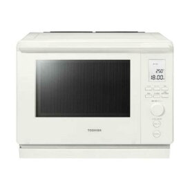 東芝　TOSHIBA 角皿式スチームオーブンレンジ 石窯ドーム 30L ミルキーホワイト ER-D100B-W〈ERD100B-W〉