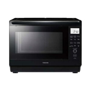 【10/25限定ポイント2倍】東芝 TOSHIBA 角皿式スチームオーブンレンジ 石窯ドーム 26L ブラック ER-D70B-K〈ERD70B-K〉