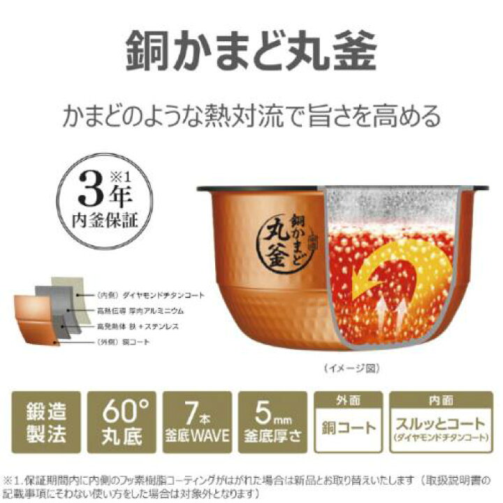 楽天市場】東芝 TOSHIBA 真空圧力IHジャー炊飯器 炎匠炊き 5.5合炊き 