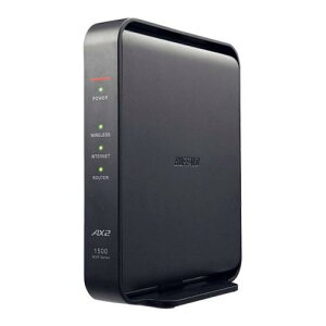 �o�b�t�@���[ BUFFALO ����LAN���[�^�[ Wi-Fi 6 1201+300Mbps WSR-1500AX2L-D