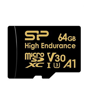 �V���R���p���[ SILICONPOWER microsd 64GB microSD�J�[�h ���ϋv class10 UHS-1 U3 V30 A1 4K�Ή� HD �}�C�N��SD�J�[�h Switch�Ή� �Ď��J���� SD�J�[�h SP064GBSTXDV3V1HSP