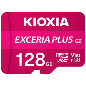 KIOXIA �L�I�N�V�A microSDXC�J�[�h �mClass10 /128GB�n �s���N KMUH-B128G