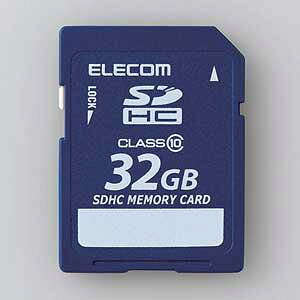 �G���R�� ELECOM �f�[�^����SDHC�J�[�h MF-FSD032GC10R
