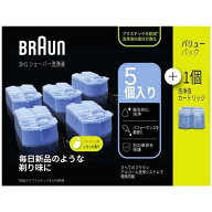 ブラウン BRAUN クリーン&リニューシステム専用洗浄液カートリッジ 5個+1個 CCR5CR