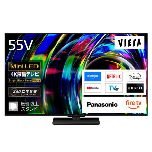 �p�i�\�j�b�N Panasonic 4K�t���e���r MiniLED 55V�^ TV-55W97C