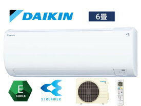 ダイキン DAIKIN エアコン 6畳 単相100V Eシリーズ ホワイト AN-223AES-W〈AN223AES-W〉住設品番：S223ATES-W