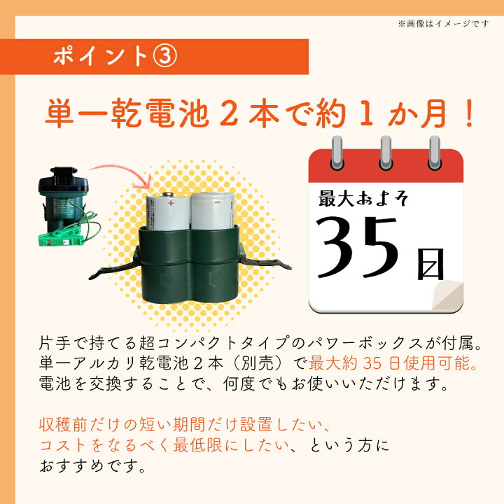 楽天市場】50m 電気柵 セット【 オンライン限定セット｜らくらく電気柵 