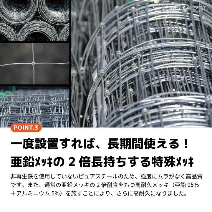 楽天市場】ヒツジ 羊 金網 フェンス 【フィールドフェンスH900mm 高さ 