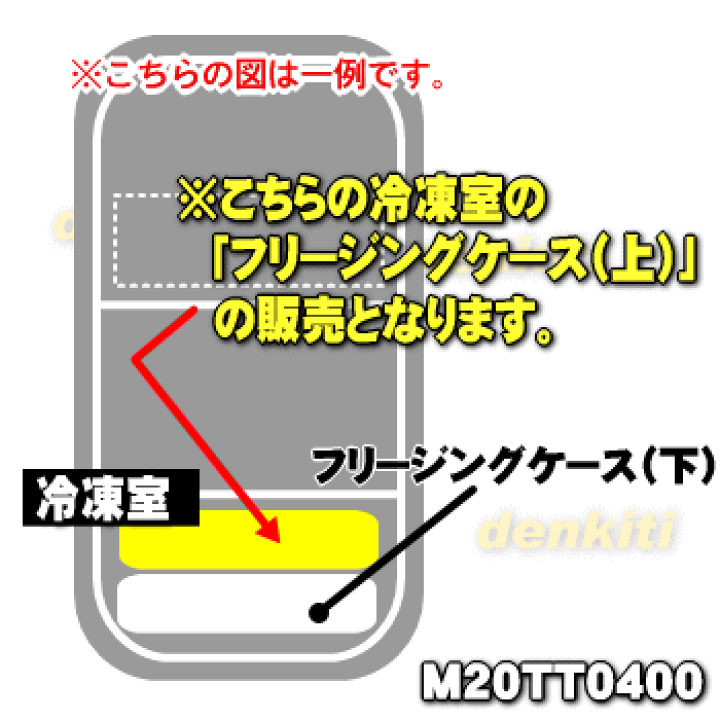 楽天市場】【純正品・新品】ミツビシ冷蔵庫用のフリージングケース(上)☆1個【MITSUBISHI 三菱 M20TT0400】※冷凍室上段のケースです。【9】【L】 : でん吉 楽天市場】【純正品・新品】ミツビシ冷蔵庫用のフリージングケース(上)☆1個【MITSUBISHI 三菱 M20TT0400】※冷凍室上段のケースです。【9】【L】 : でん吉