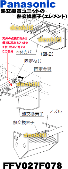 楽天市場】【純正品・新品】パナソニック熱交換気システム用熱