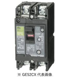 日東工業 GE62CX 2P 60A F100 漏電ブレーカ 協約形