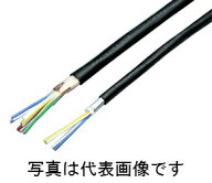 伸興電線 FCPEV-S 1.2mm×3対 着色識別ポリエチレン絶縁ビニルシースケーブル シールド付 ＜切売＞10m以…