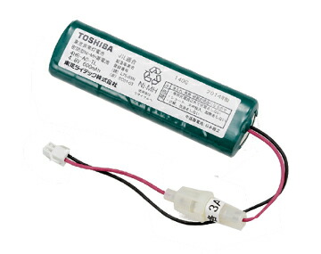東芝ライテック 4HR-AC-TLB 誘導灯 非常用照明器具 交換電池 ニッケル水素電池 4.8V 600mAh | 電材BlueWood