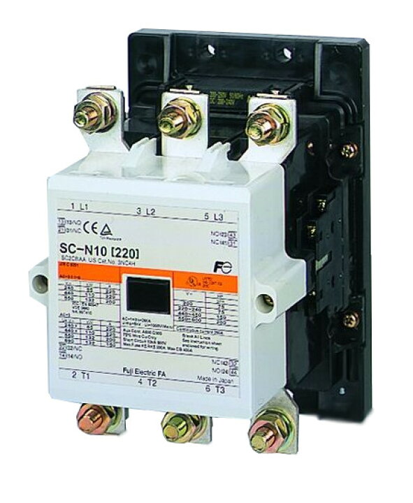 楽天市場】富士電機 SC-N10 標準形 電磁接触器 主回路200V ケース 