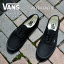【暮らしの彩り市〜4(火)9:59まで】VANS バンズ オーセンティック スニーカー メンズ レディース ブラック/ブラック AUTHENTIC VN000EE3BKA
