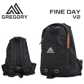 【お買い物マラソン〜11(火)1:59まで】グレゴリー ファインデイ V2 リュック 18L バックパック リュックサック バッグ レディース メンズ ブラック 黒 通勤 通学 アウトドア キャンプ 旅行 GREGORY FINE DAY V2 137539