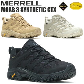 MERRELL メレル モアブ3 シンセティック GTX ゴアテックス メンズ スニーカー シューズ アウトドア ハイキング 靴 黒 茶 白 透湿 防水 MOAB 3 SYNTHETIC GORE-TEX