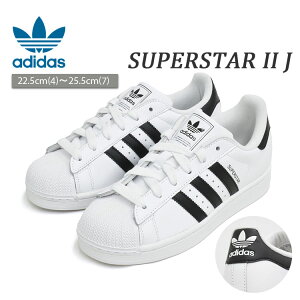 adidas AfB_X X[p[X^[ 2 J fB[X Xj[J[ IWiX [Jbg zCg/ubN SUPERSTAR II J WHITE/BLACK JH9976