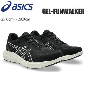 �A�V�b�N�X �Q�� �t�@���E�H�[�J�[ �����Y �E�H�[�L���O�V���[�Y �u���b�N �� ASICS M GEL-FUNWALKER 1291A066