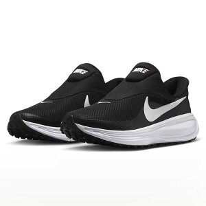 �i�C�L ���{�����[�V���� 8 �C�[�W�[�I�� �����Y �����j���O�V���[�Y �X���b�|�� NIKE REVOLUTION 8 EASY ON BLK/WHT HQ2414-001