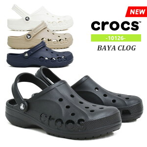 crocs �N���b�N�X �o�� �N���b�O �����Y ���f�B�[�X �T���_�� �X���b�|�� �u���b�N �z���C�g �x�[�W�� �l�C�r�[ BAYA CLOG 10126