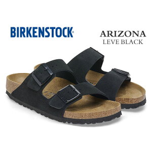 ビルケンシュトック アリゾナ メンズ レディース サンダル スエード ブラック BIRKENSTOCK ARIZONA LEVE BLACK 1027152-1027164