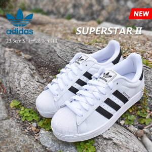 adidas AfB_X X[p[X^[ 2 Y fB[X Xj[J[ zCg/ubN SUPERSTAR II WHITE/BLACK IH8659