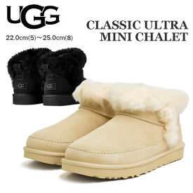 UGG アグ クラシック ウルトラ ミニ シャレー レディース ブーツ ムートンブーツ ファー ベージュ サンド W CLASSIC ULTRA MINI CHALET 1173832