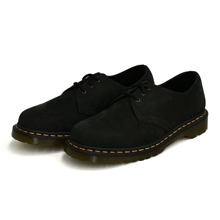 楽天市場】Dr.Martens ドクターマーチン 1461 BLACK MILLED NUBUCK WP 