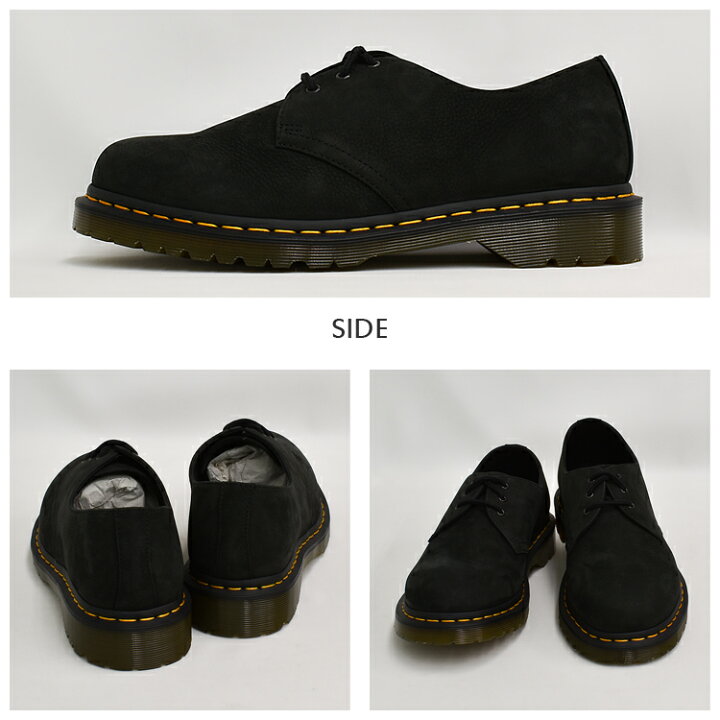 楽天市場】Dr.Martens ドクターマーチン 1461 BLACK MILLED NUBUCK WP 