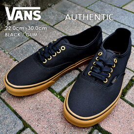 VANS バンズ オーセンティック スニーカー メンズ レディース ブラック/ラバー AUTHENTIC VN000TSVBXH