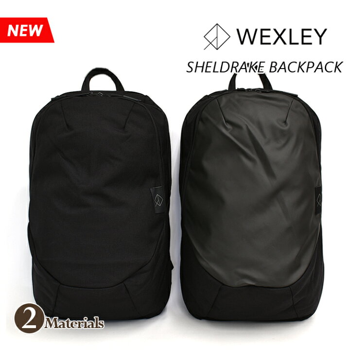 楽天市場】ウェクスレイ シェルドレイク バックパック ブラック メンズ  
