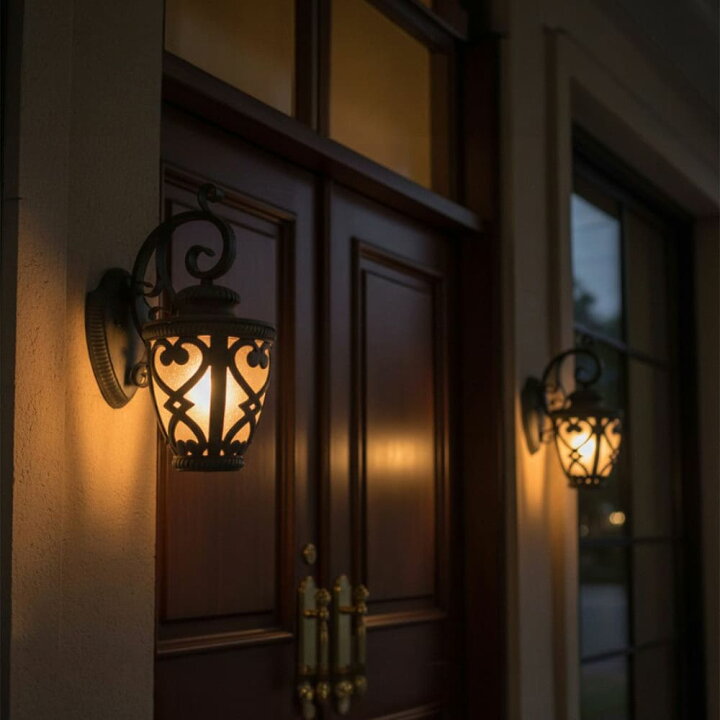 楽天市場】玄関灯 ポーチライト ウォールライト LED 照明 大正ロマン  
