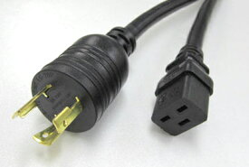 PSE電源コード　ロックタイプ NEMA L6-20P/C19（20A/250V)-4.5M