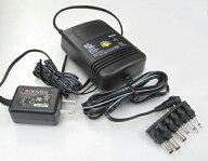 可変式AC/DC電源（1.5/3.0/4.5/6.0/7.5/9.0VDC-1A)