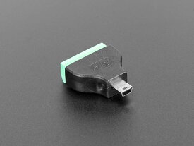 USB Mini Bオス→端子台-変換アダプター