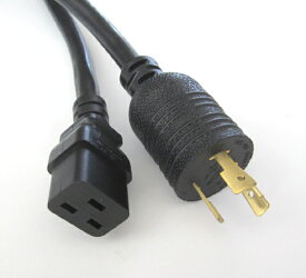 PSE電源コード　ロックタイプ NEMA L6-20P/C19（20A/250V)-2.4M