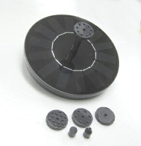 小型一体型ソーラー噴水