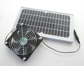 ソーラーファン（メタルケースS)-送風・排気用扇風機