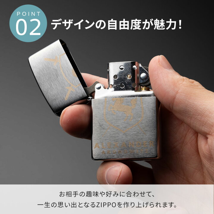 楽天市場】zippo 名入れ ロゴ ジッポー 開店祝い スタンダード 