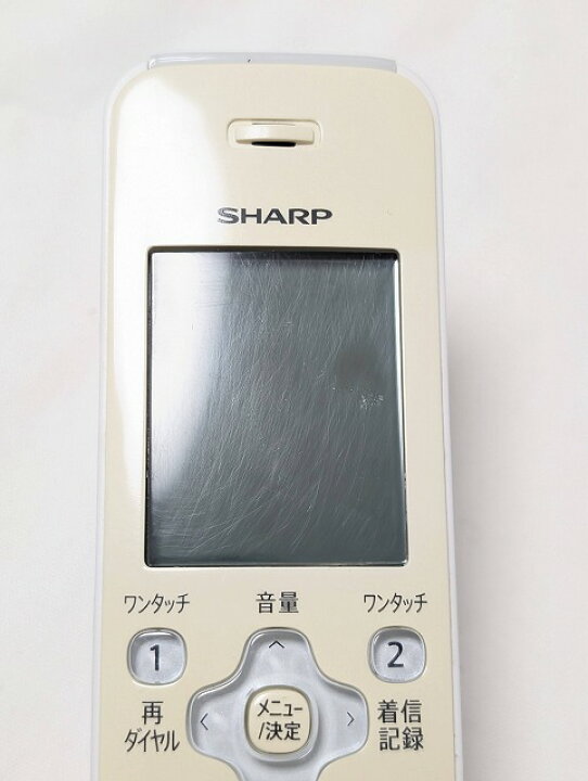 楽天市場】【中古】除菌済 シャープ JD-KT500 傷多い コードレス電話機  