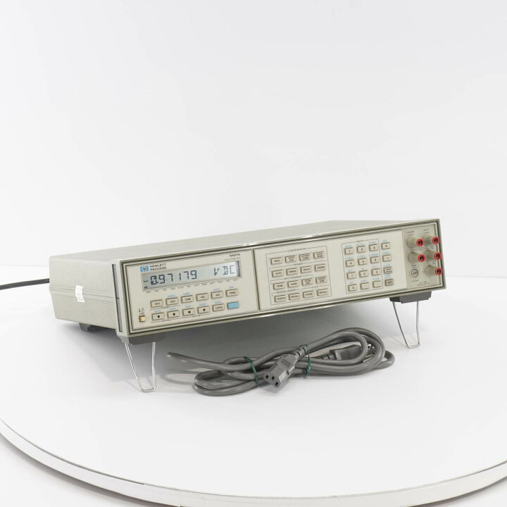楽天市場】【中古】[DW]8日保証 09/2021CAL hp 3457A MULTIMETER 