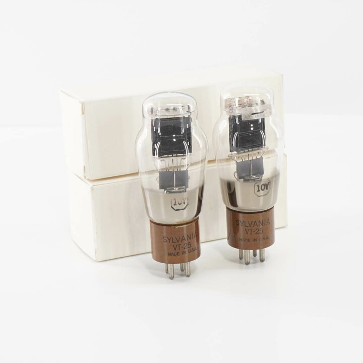 楽天市場】【中古】[PG]8日保証 2本セット SYLVANIA VT-25 真空管 10Y 