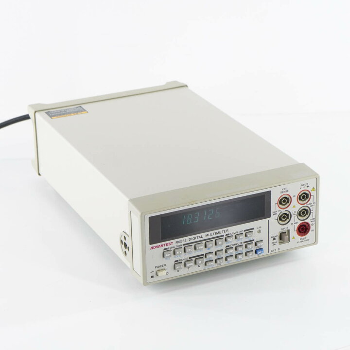 楽天市場】【中古】[DW]8日保証 ADVANTEST R6552 DIGITAL MULTIMETER 