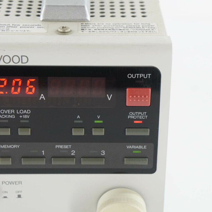 楽天市場】【中古】[JB]現状販売 KENWOOD PW18-2 REGULATED DC POWER 