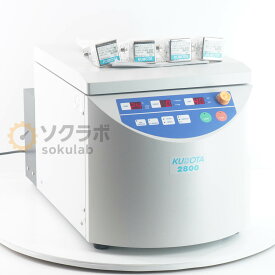 【中古】[DW]8日保証 13台入荷 動作確認済 KUBOTA Model 2800 Centrifuge テーブルトップ冷却遠心機 遠心分離機 RS-240 053-4930 電...[07249-0002]