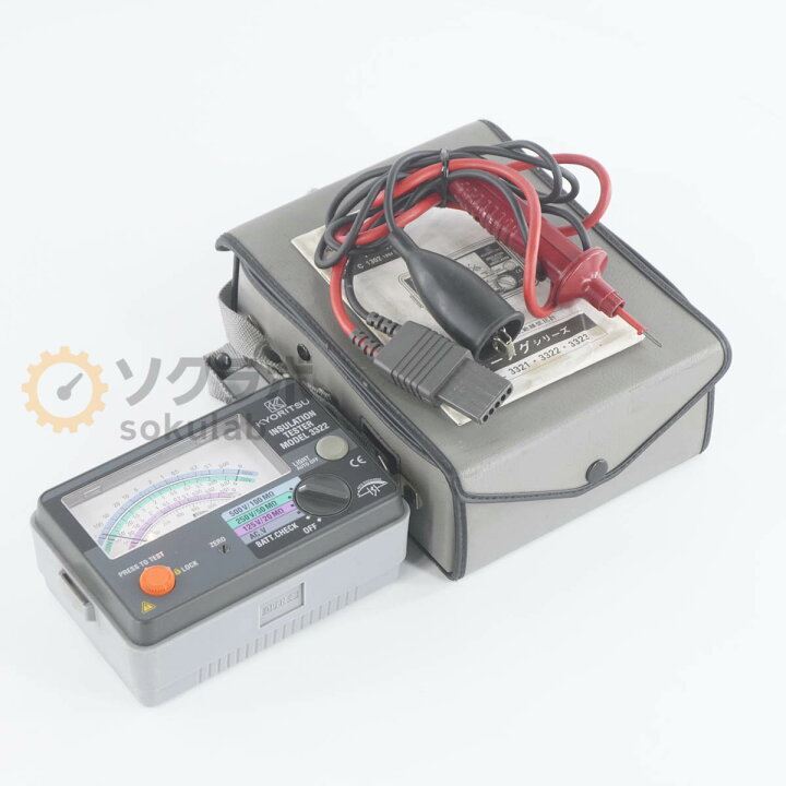 楽天市場】【中古】[DW]8日保証 KYORITSU 3322 INSULATION TESTER 3 