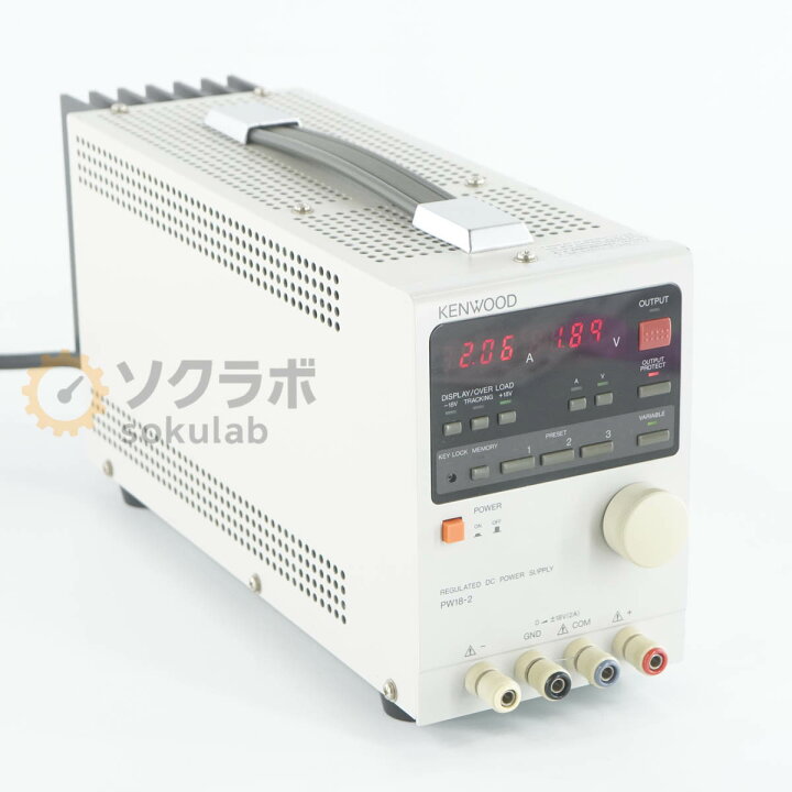楽天市場】【中古】[DW]8日保証 KENWOOD PW18-2 REGULATED DC POWER 
