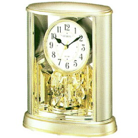 シチズン シチズン 置き時計 回転飾り付き サルーン(ゴールド（白）) 4SG724-018